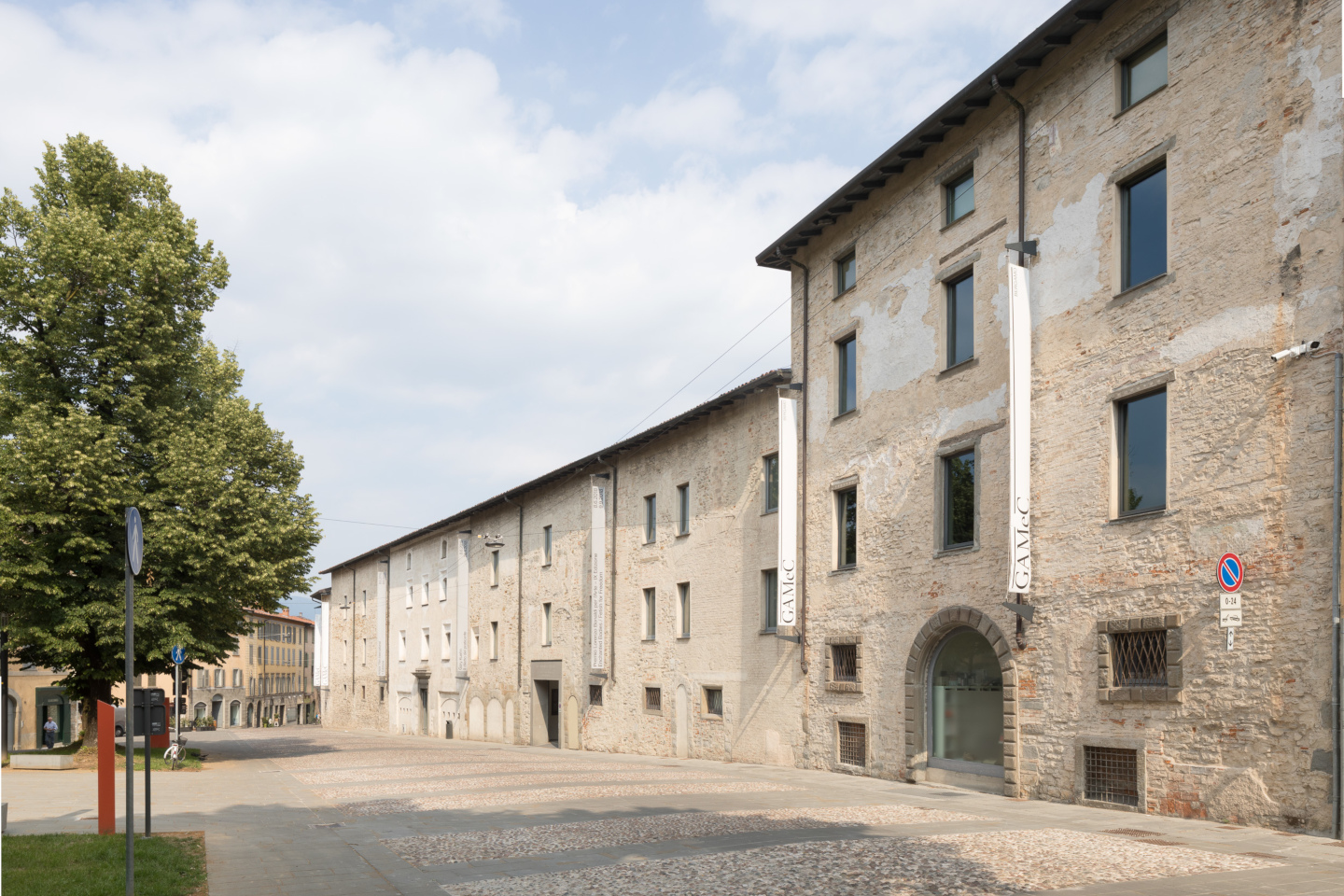 Facciata esterna della GAMeC