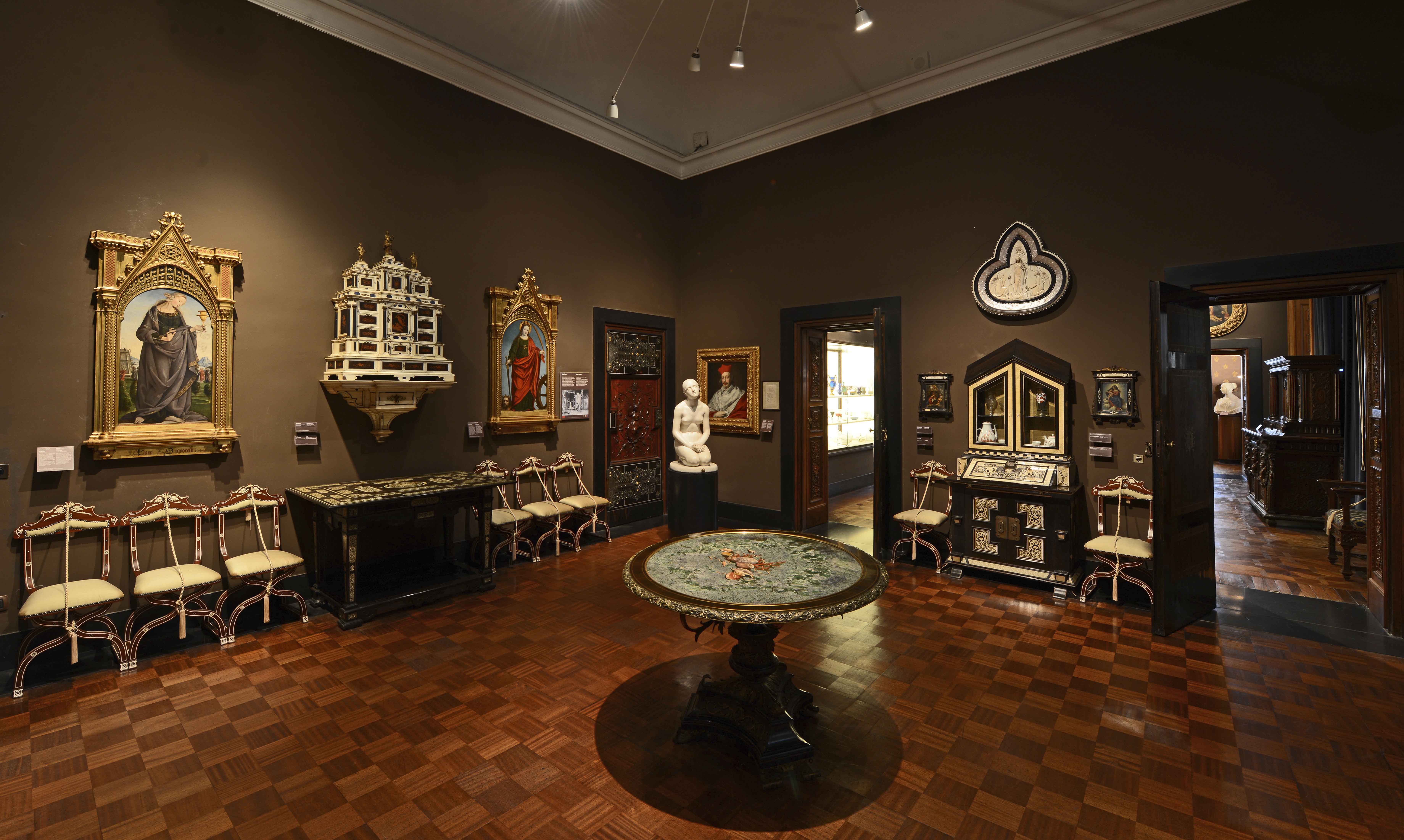 Sala nera, Milano, Museo Poldi Pezzoli. Foto di Pietro Volpato