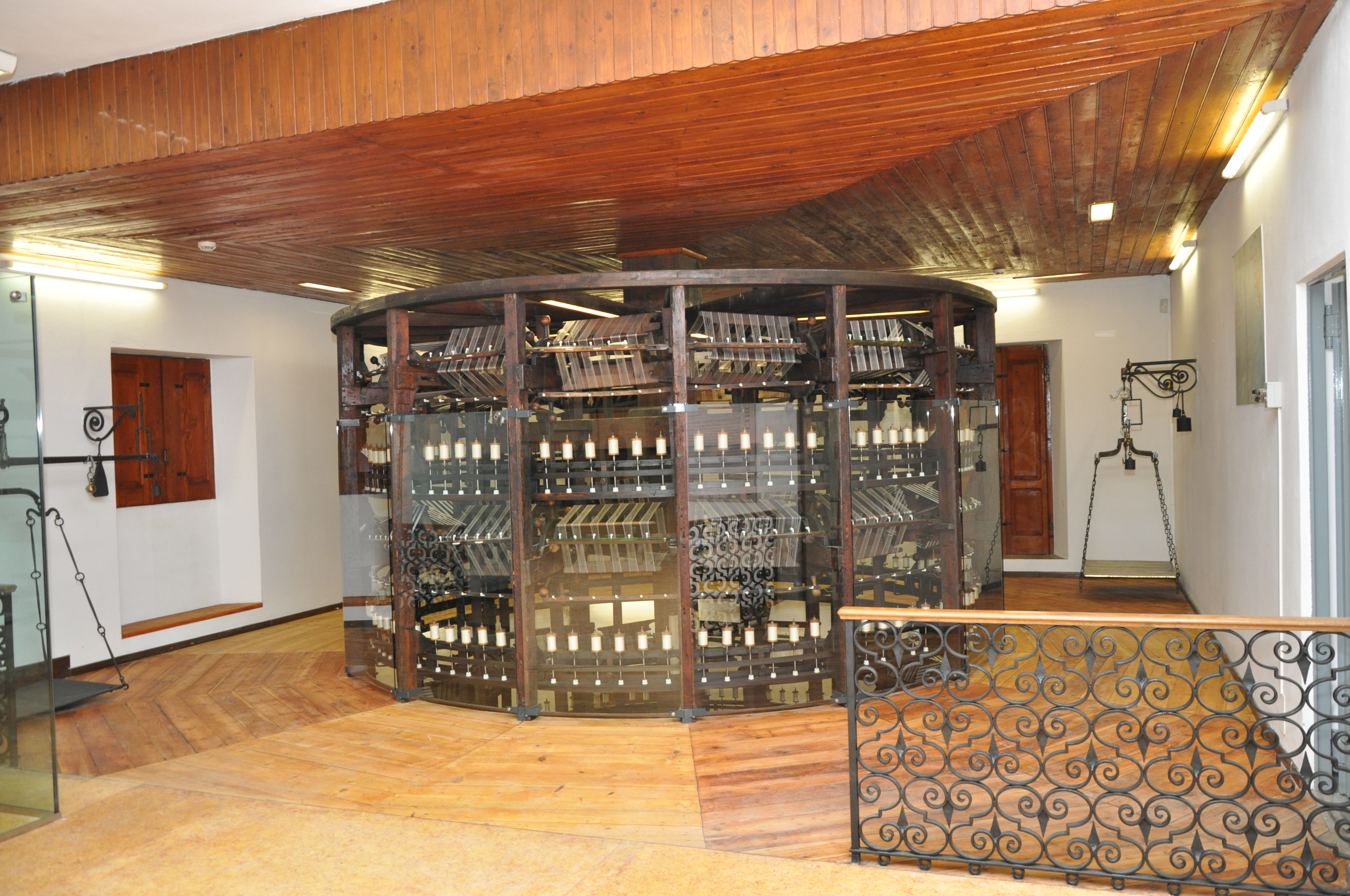 Museo Abegg- torcitoio circolare sec.XVIII