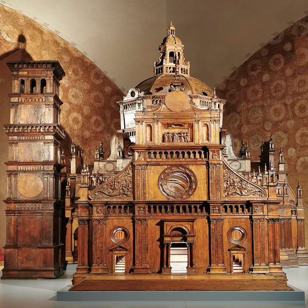Musei Civici di Pavia: modello ligneo del Duomo di Pavia